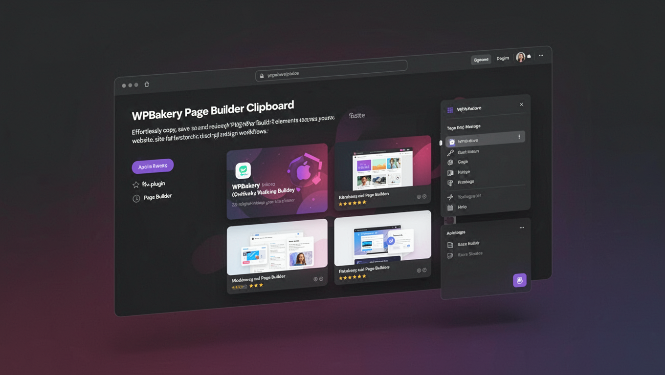 Preview of WPBakery Page Builder Clipboard