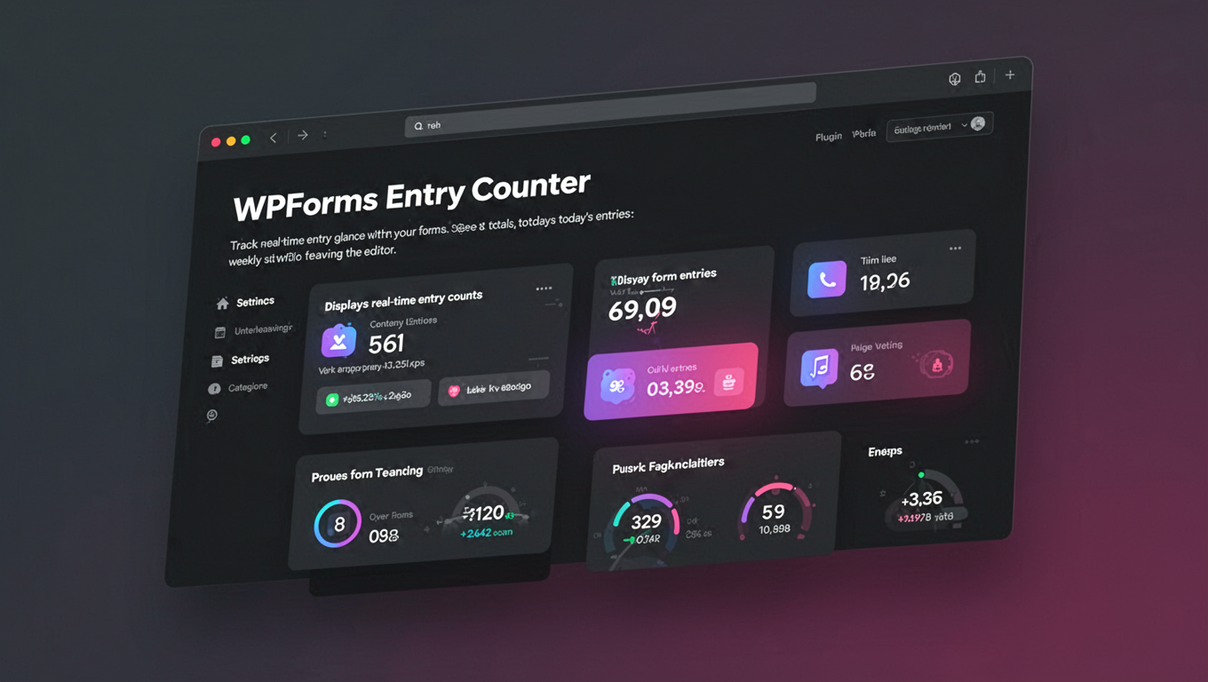 Preview of WPForms Entry Counter