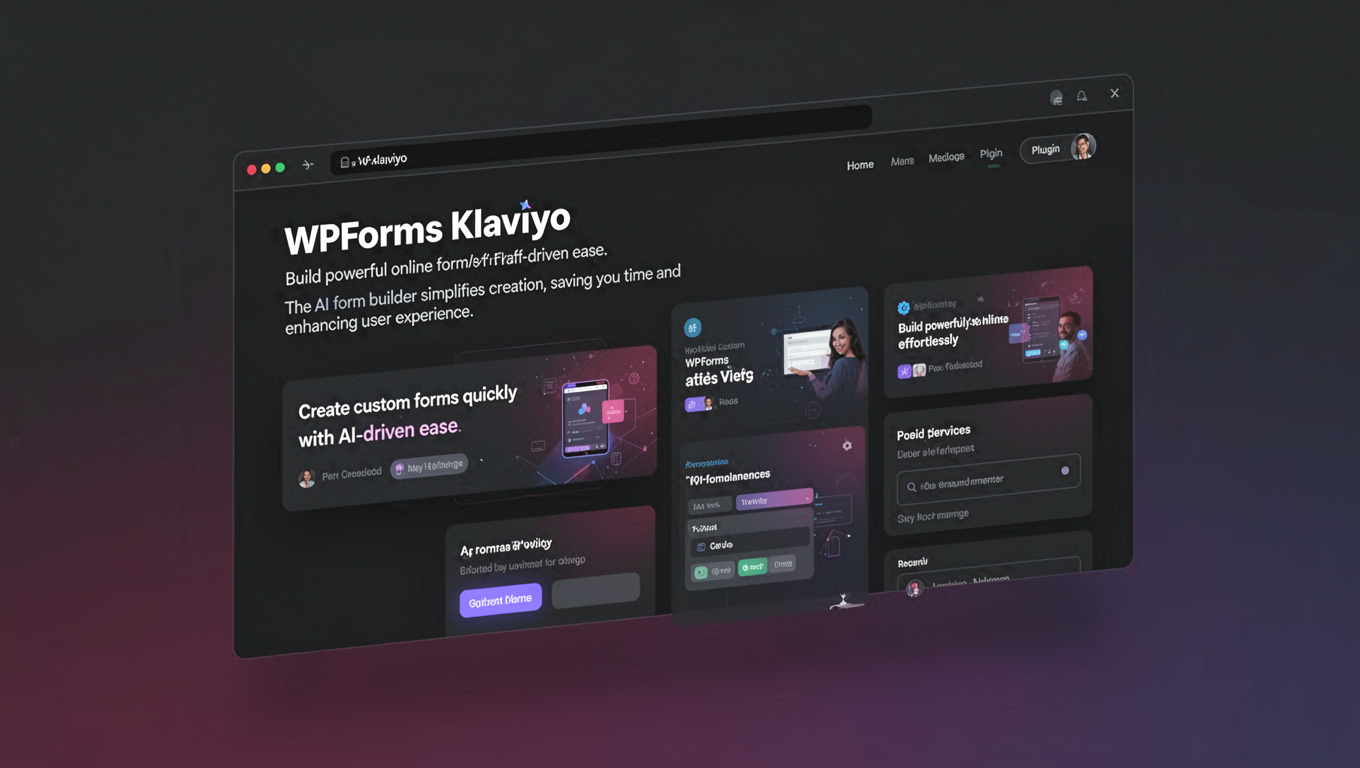 Preview of WPForms Klaviyo