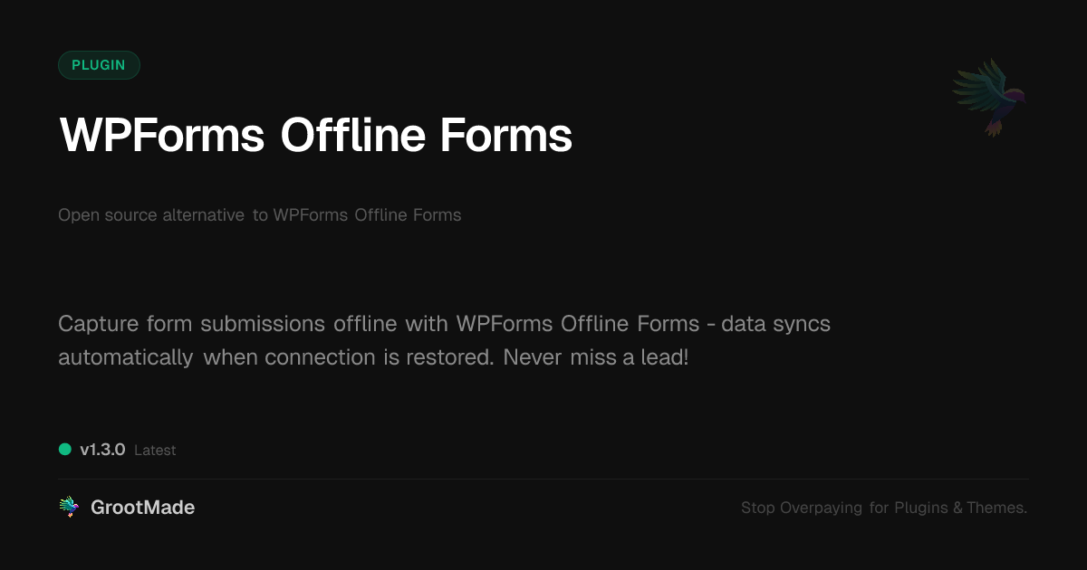 Preview of WPForms Offline Forms