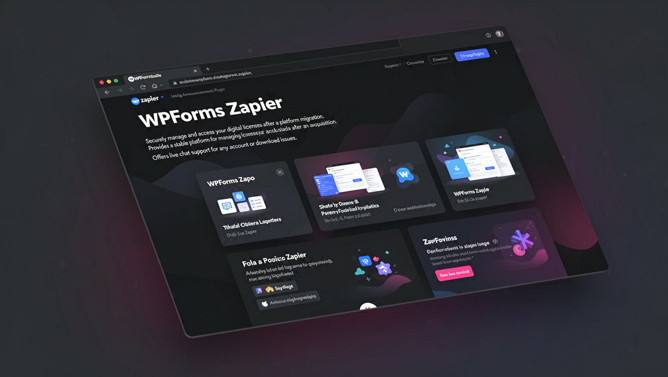 Preview of WPForms Zapier