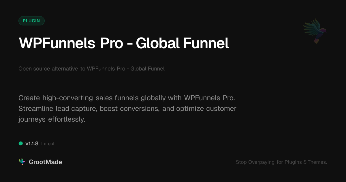 Preview of WPFunnels Pro - Global Funnel