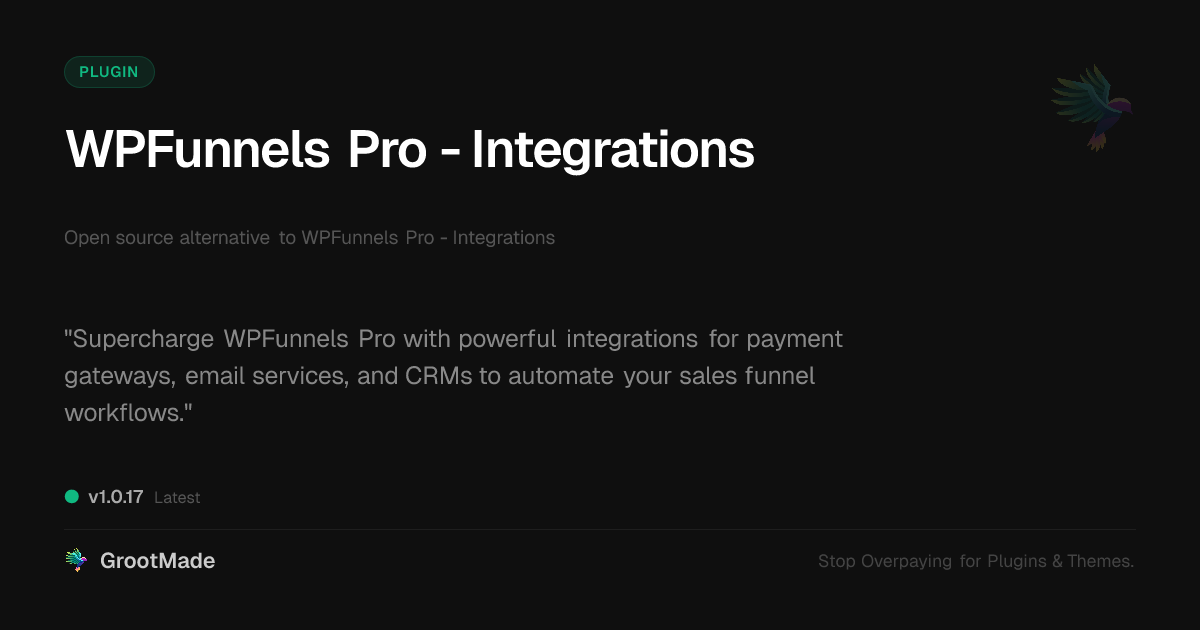 Preview of WPFunnels Pro - Integrations