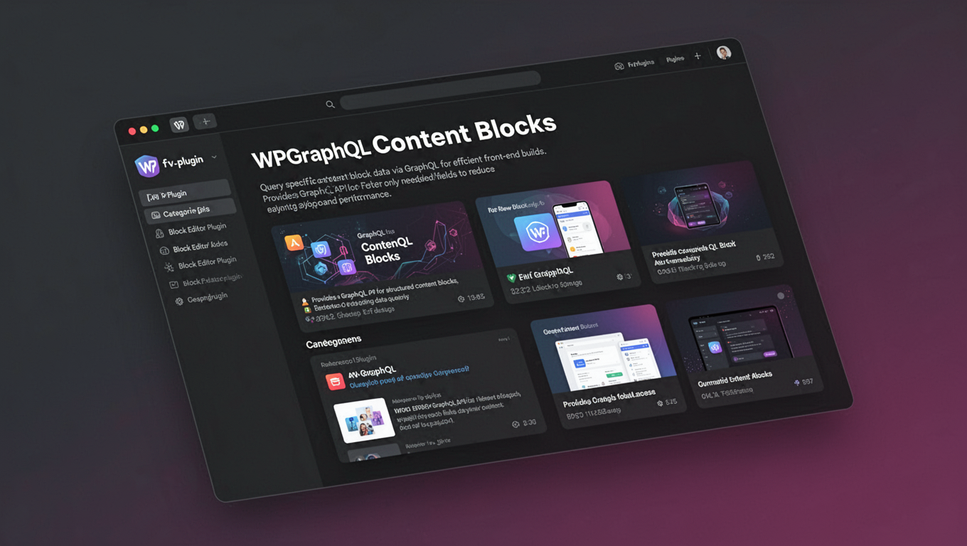 Preview of WPGraphQL Content Blocks