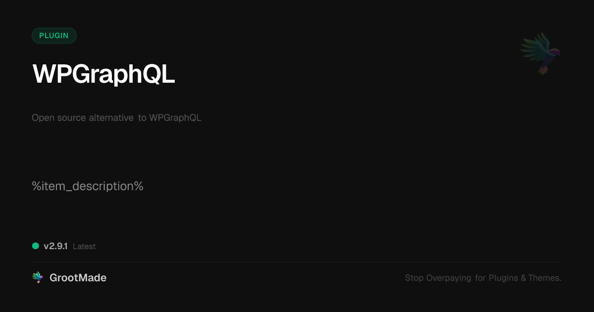 Preview of WPGraphQL