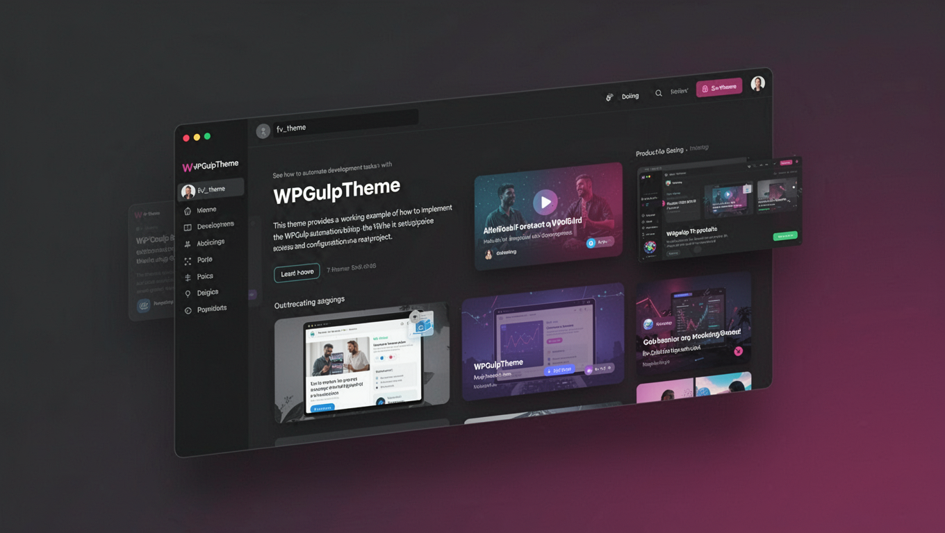 Preview of WPGulpTheme