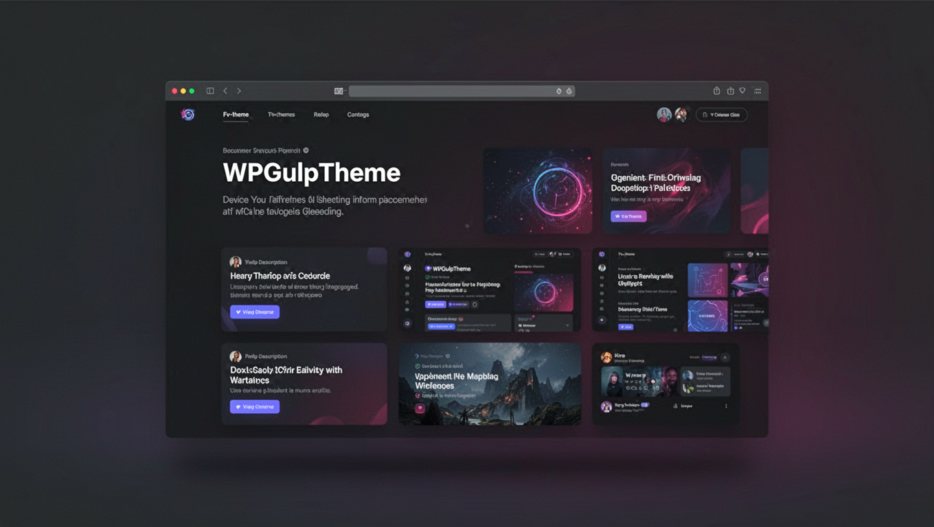 Preview of WPGulpTheme