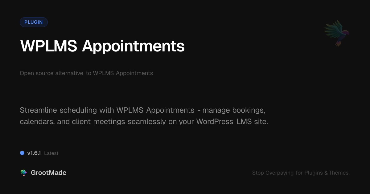 Preview of WPLMS Appointments