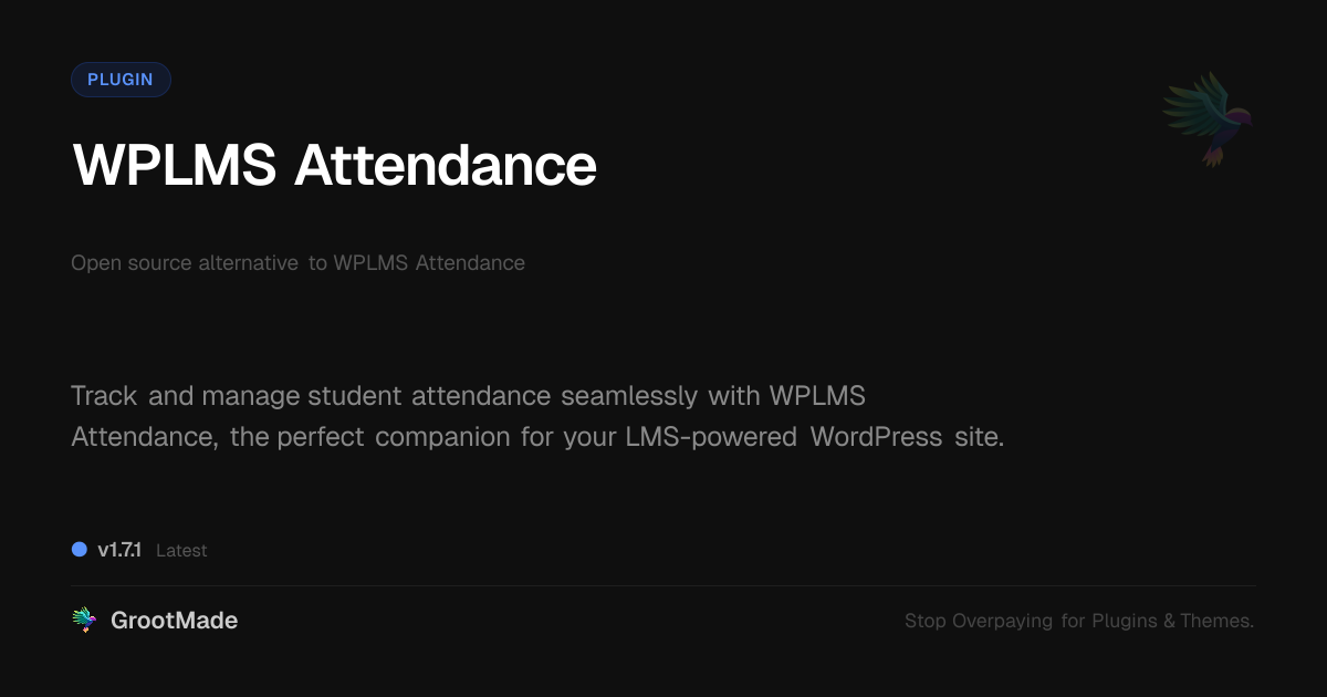 Preview of WPLMS Attendance