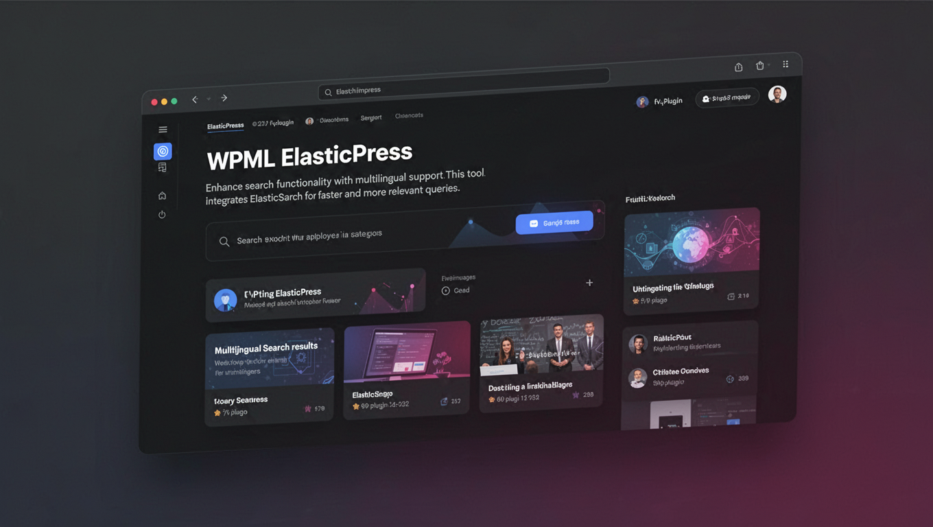 Preview of WPML ElasticPress