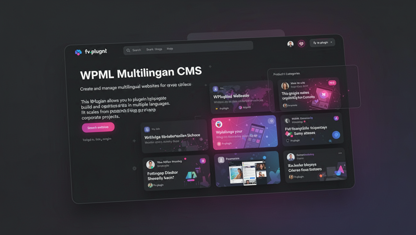 Preview of WPML Multilingual CMS