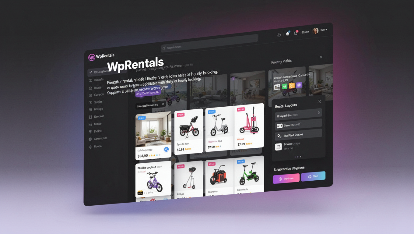 Preview of WpRentals