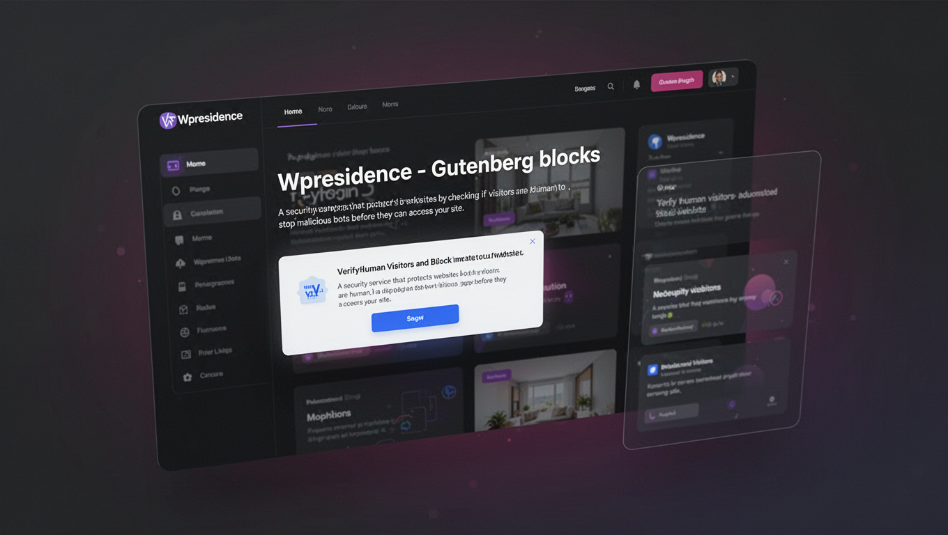 Preview of Wpresidence - Gutenberg blocks