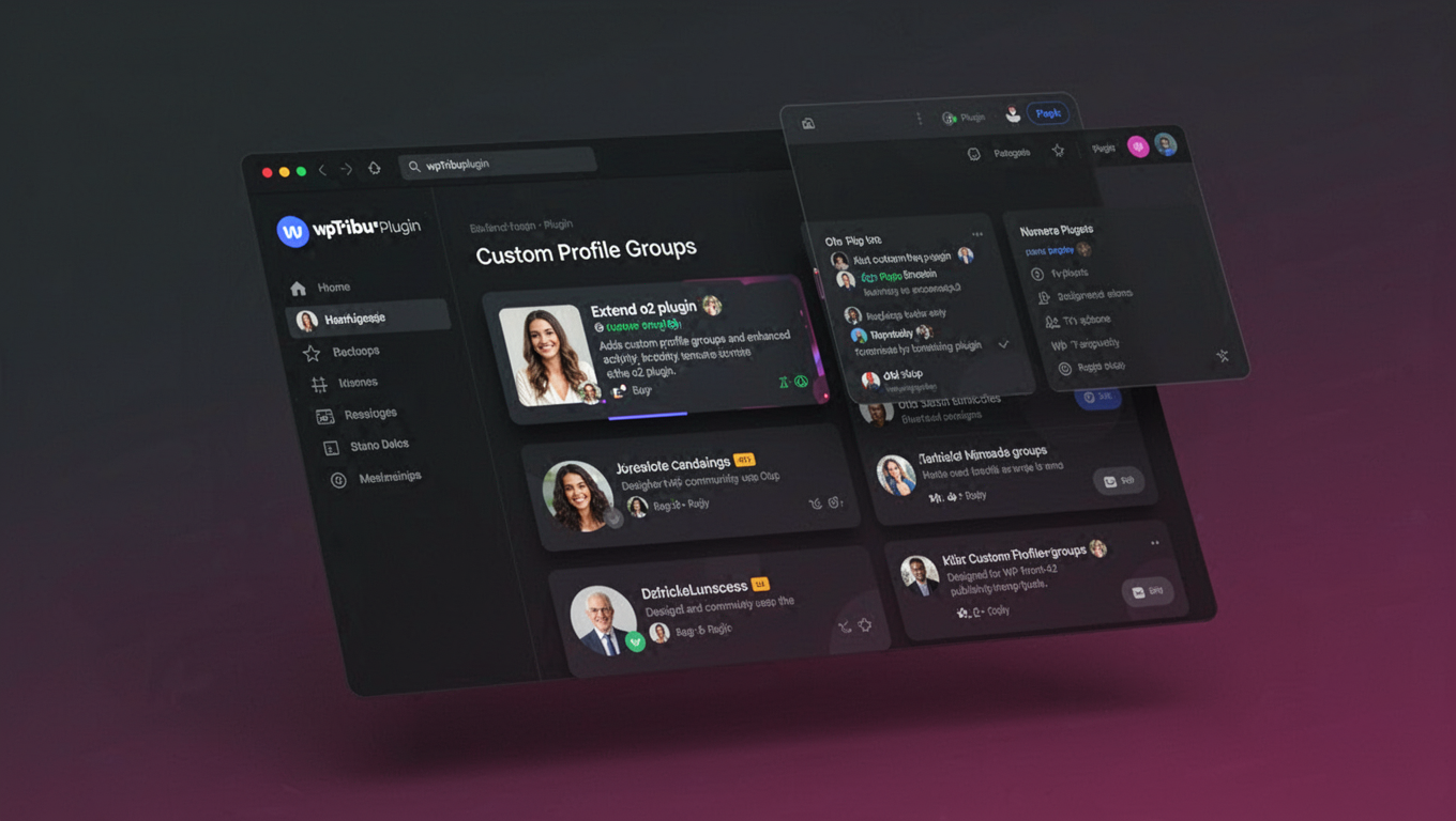 Preview of wpTribu Plugin