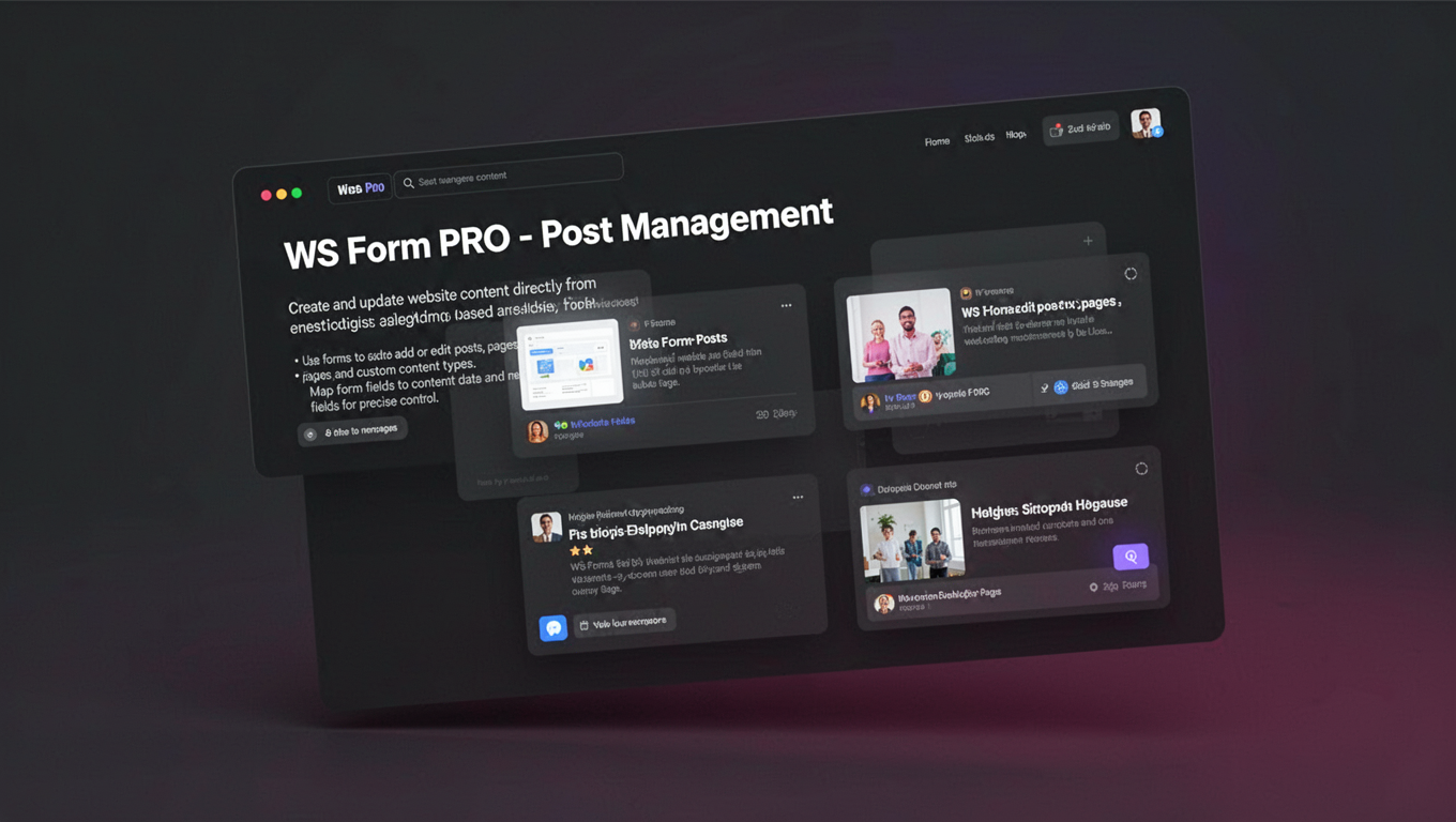Preview of WS Form PRO - Post Management
