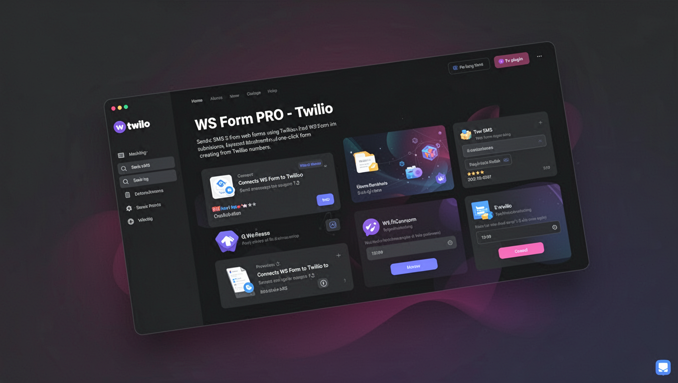 Preview of WS Form PRO - Twilio