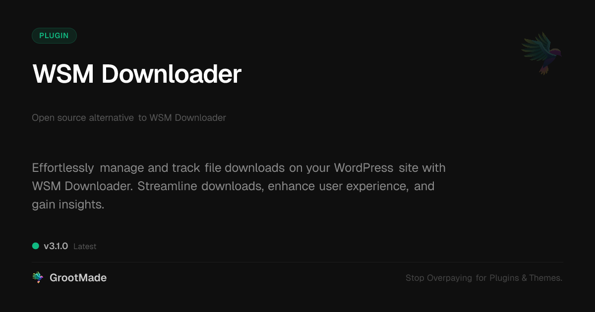Preview of WSM Downloader