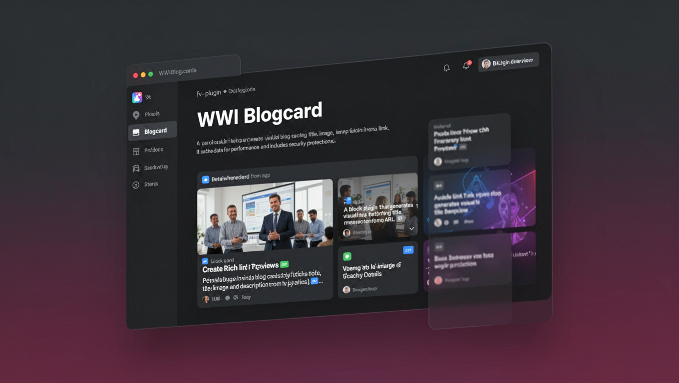 Preview of WWI Blogcard