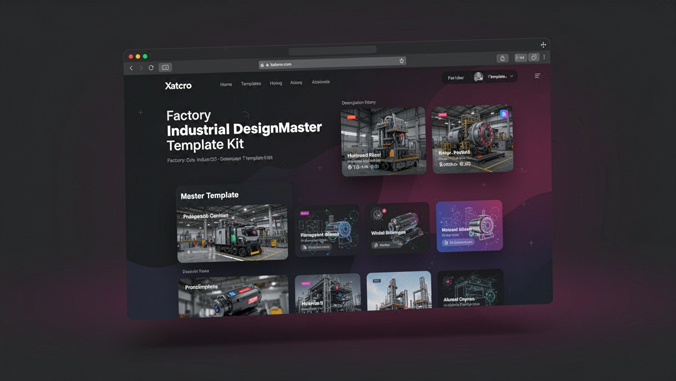 Preview of Xatcro - Factory Industrial DesignMaster Template Kit