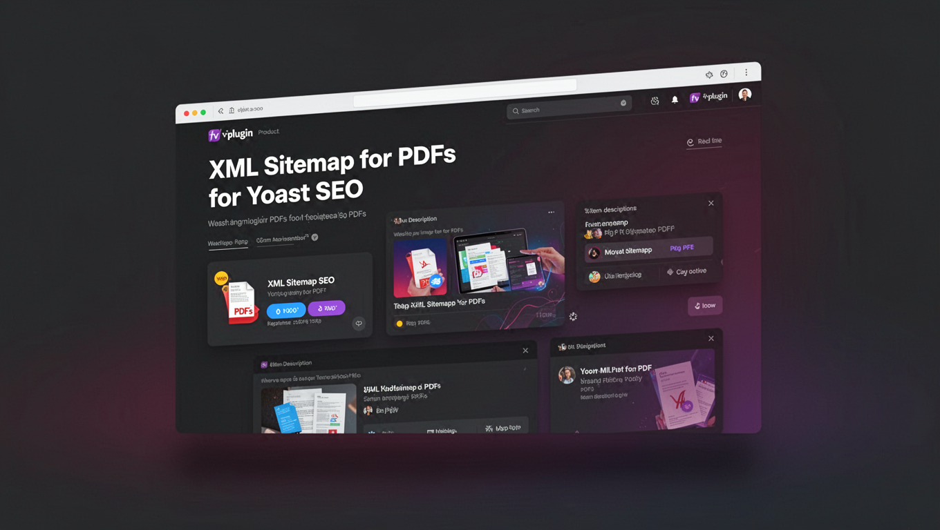 Preview of XML Sitemap for PDFs for Yoast SEO