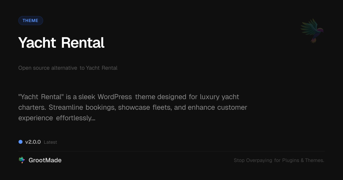 Preview of Yacht Rental