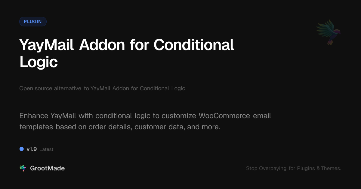 Preview of YayMail Addon for Conditional Logic