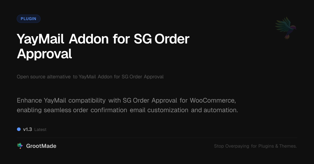 Preview of YayMail Addon for SG Order Approval
