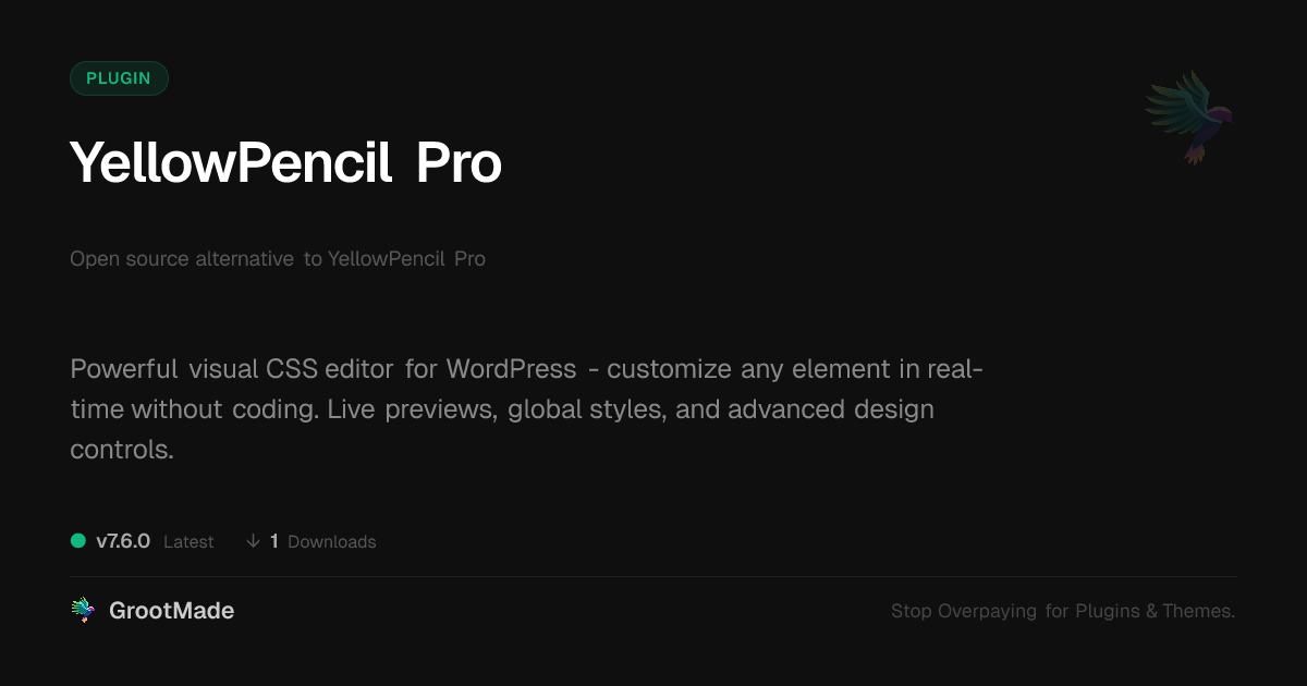 Preview of YellowPencil Pro