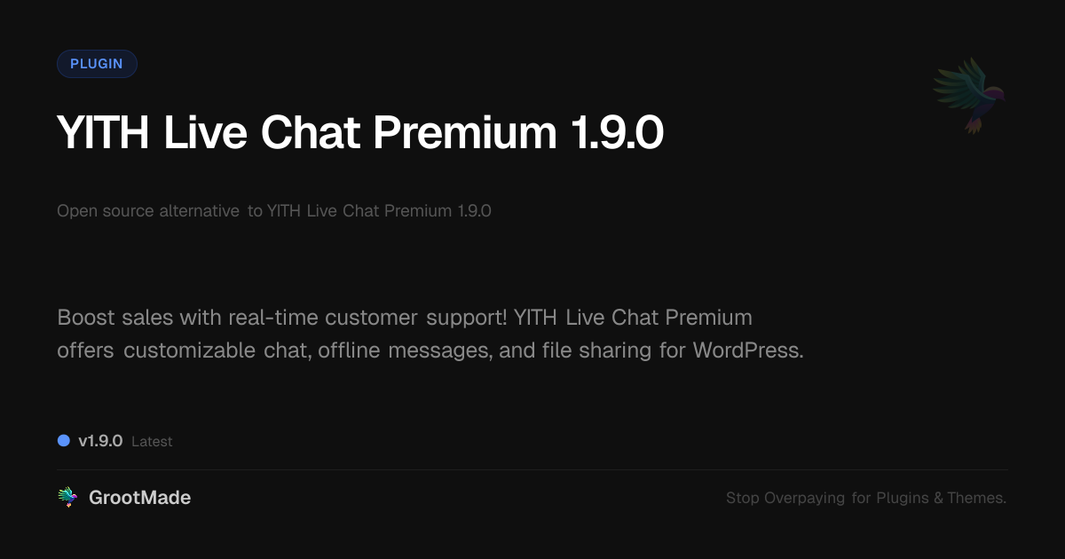 Preview of YITH Live Chat Premium 1.9.0