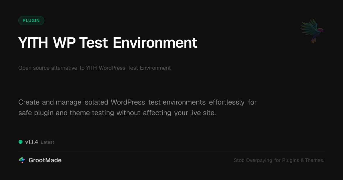 Preview of YITH WP Test Environment
