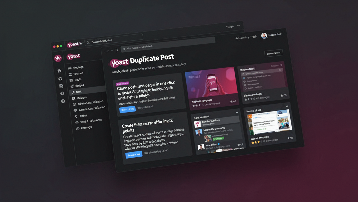 Preview of Yoast Duplicate Post