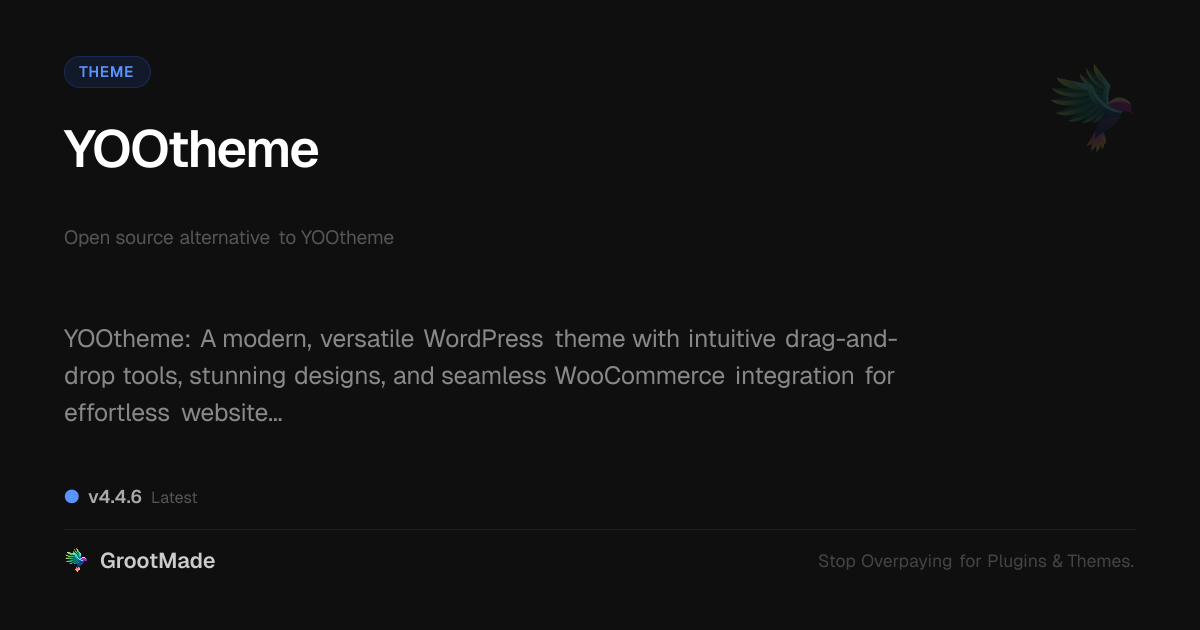 Preview of YOOtheme