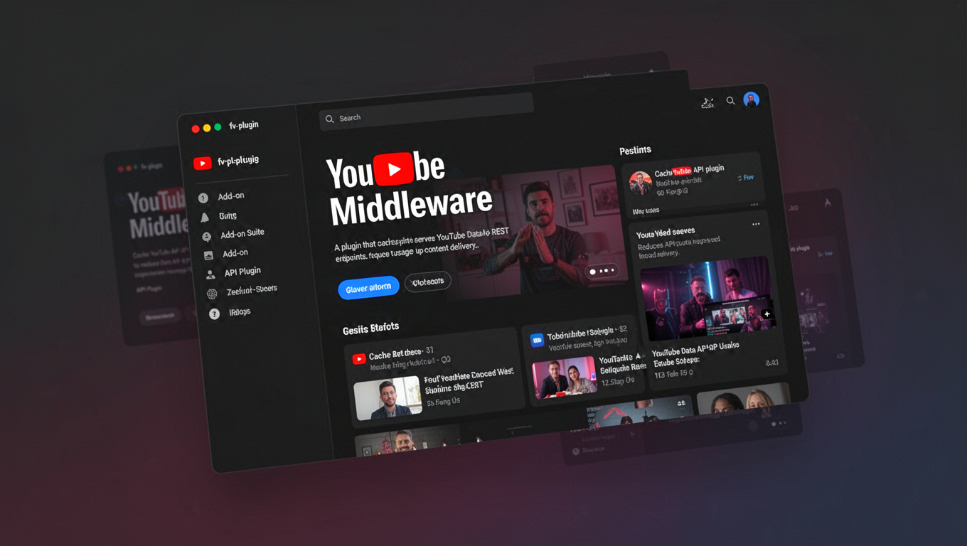 Preview of YouTube Middleware