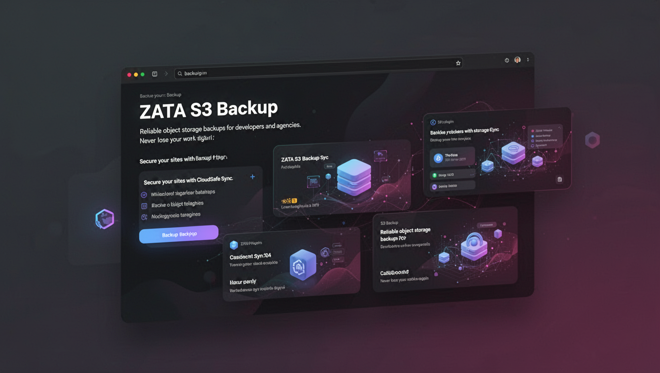 Preview of ZATA S3 Backup