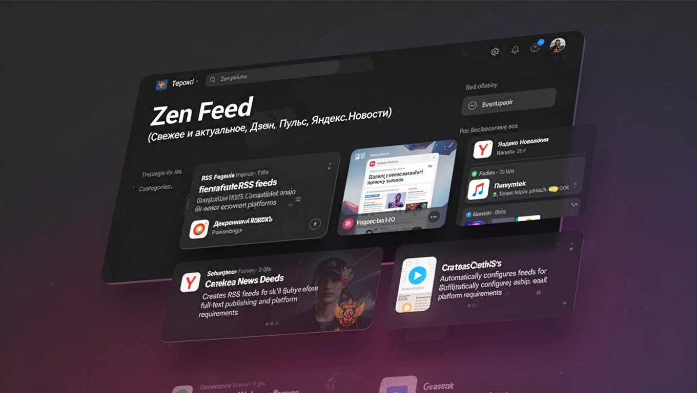 Preview of Zen Feed (Свежее и актуальное, Дзен, Пульс, Яндекс.Новости)