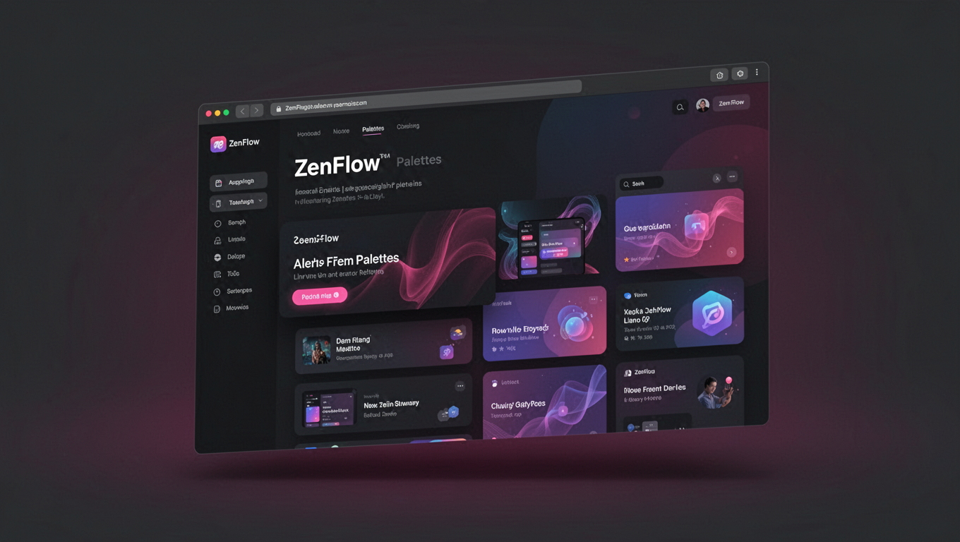 Preview of ZenFlow Palettes