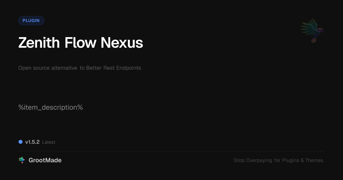 Preview of Zenith Flow Nexus
