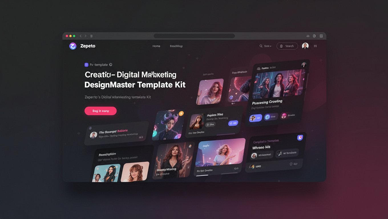 Preview of Zepeto - Creative Digital Marketing DesignMaster Template Kit