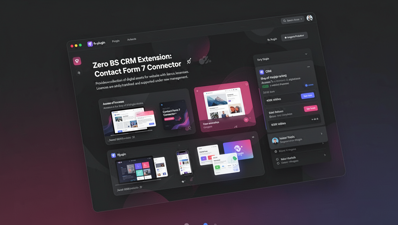 Preview of Zero BS CRM Extension: Contact Form 7 Connector