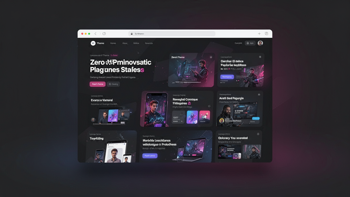 Preview of Zero WP Theme