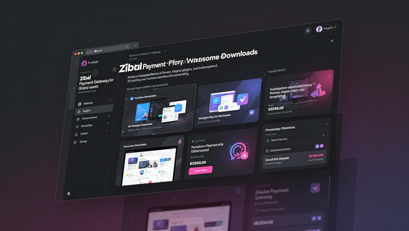 Preview of Zibal Payment Gateway for Awesome Downloads