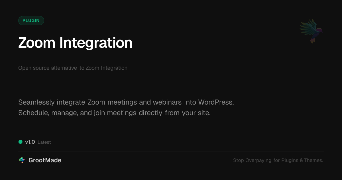 Preview of Zoom Integration