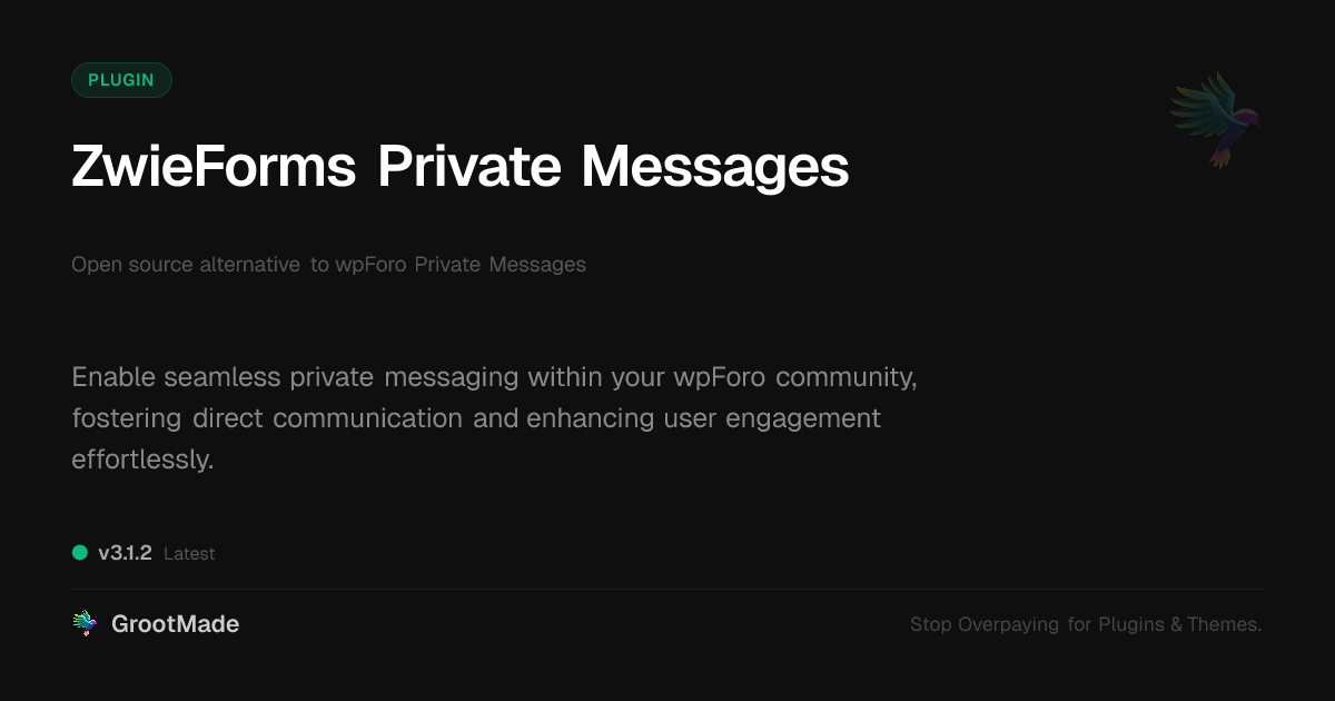 Preview of ZwieForms Private Messages