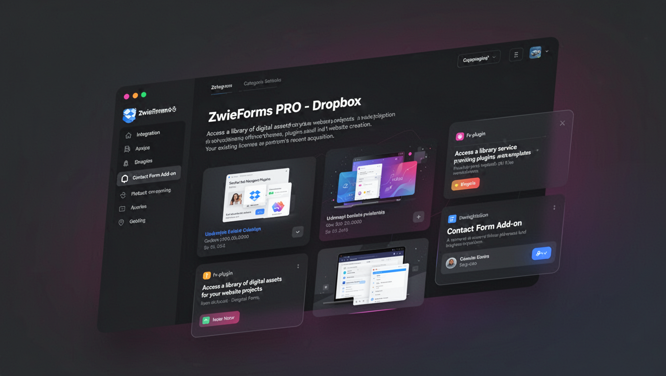 Preview of ZwieForms PRO - Dropbox