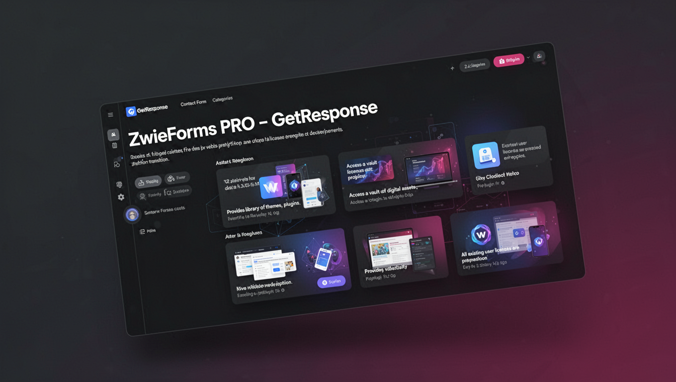 Preview of ZwieForms PRO - GetResponse
