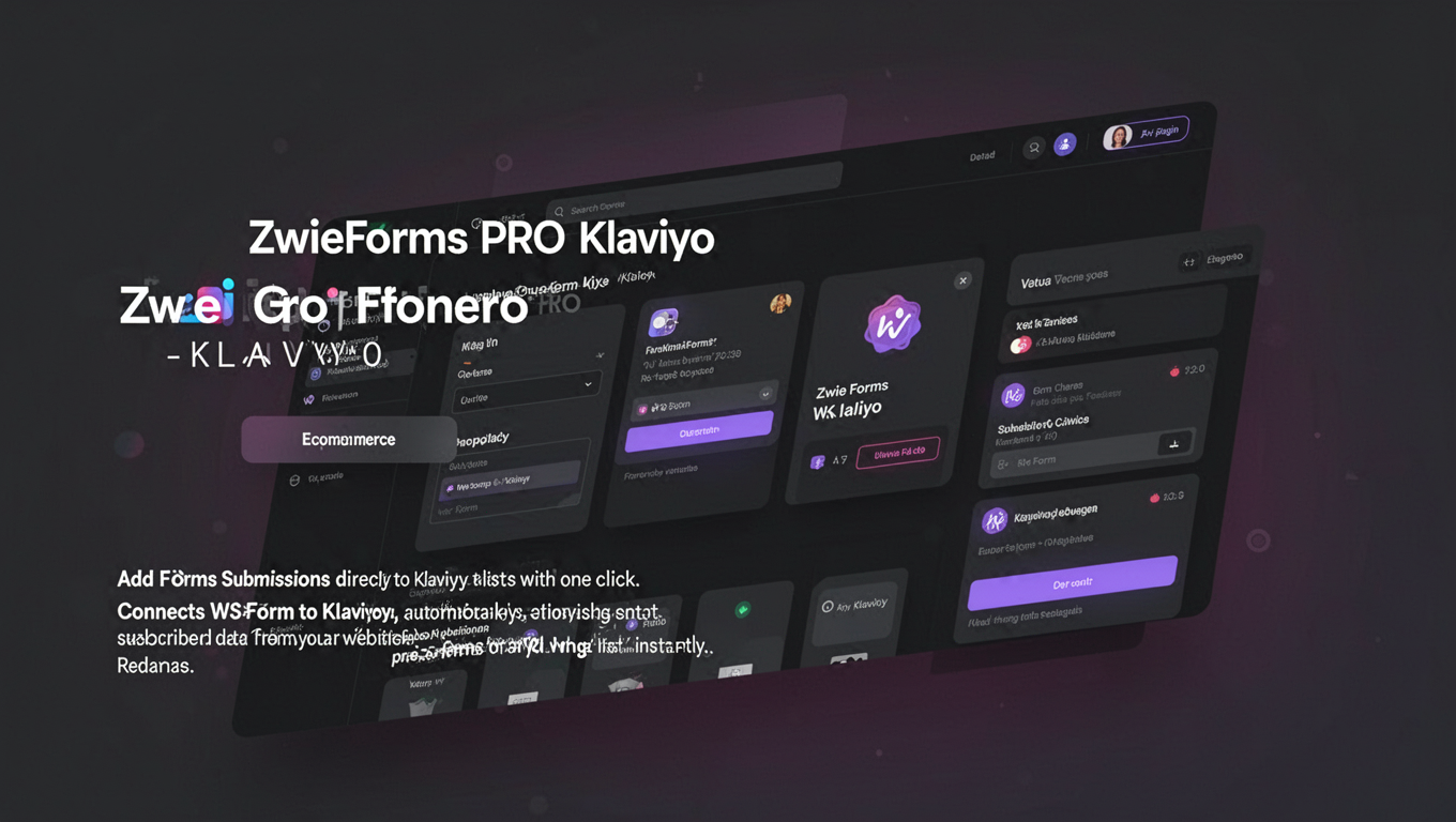 Preview of ZwieForms PRO - Klaviyo