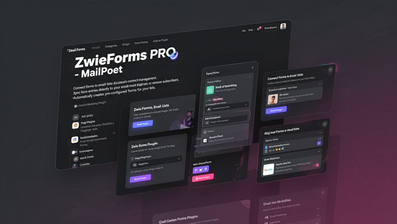 Preview of ZwieForms PRO - MailPoet