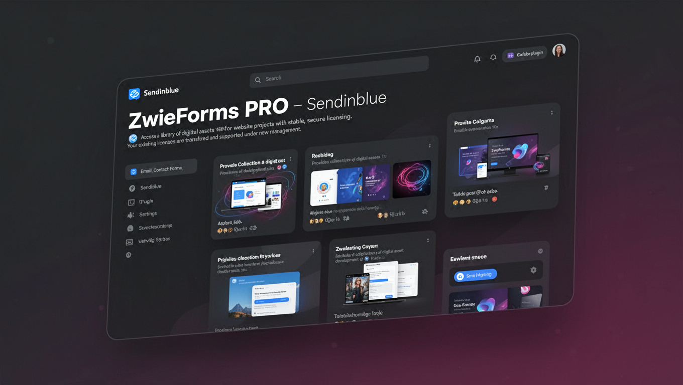 Preview of ZwieForms PRO - Sendinblue