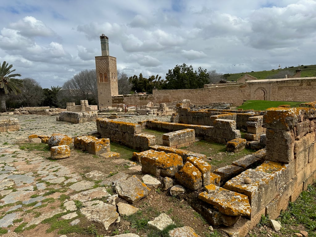 Ancient Ruins of the Chellah Necropolis in Rabat