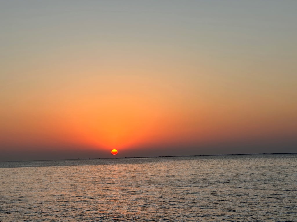 Ocean Sunset Glow